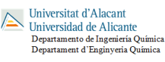 Universitat d'Alacant Universidad de Alicante - Departamento de Ingeniería Química - Departament d'Enginyeria Química